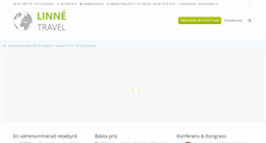 Desktop Screenshot of linnetravel.se